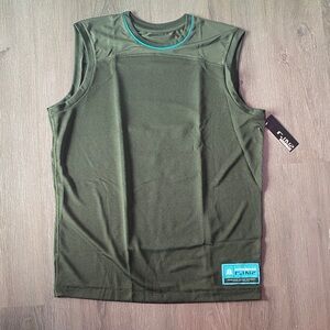 C-In2 Scrimmage Collection DGAF mesh Green Men's sleeveless Top dead stock NWT!